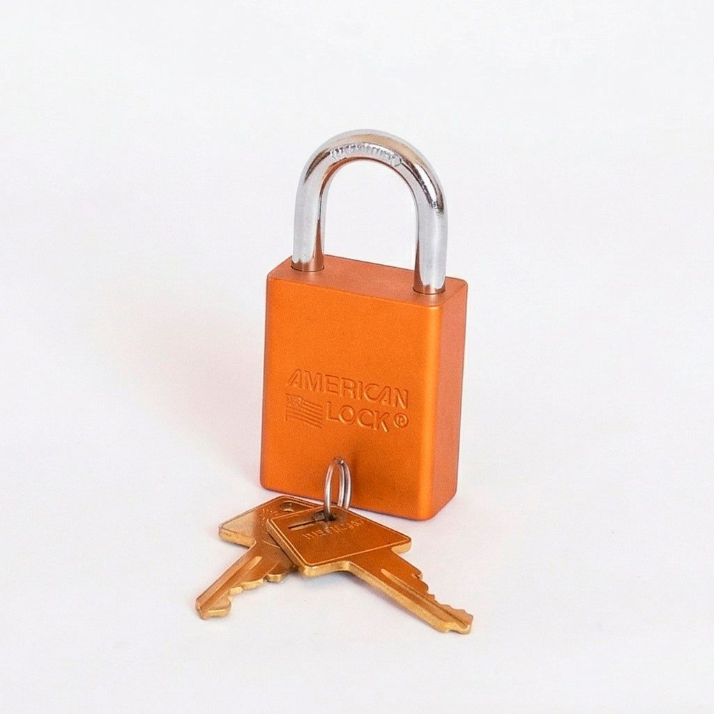 CANDADO AMERICAN LOCK NARANJA A1105