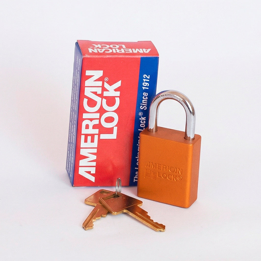 CANDADO AMERICAN LOCK NARANJA A1105