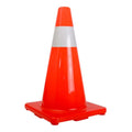 CONO PVC REFLECTANTE NARANJO 18