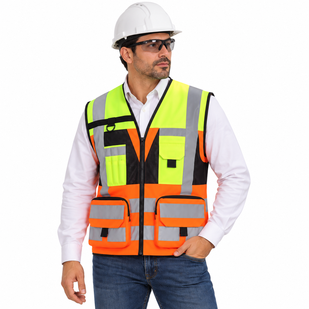 CHALECO MOD.CODELCO BICOLOR (H)