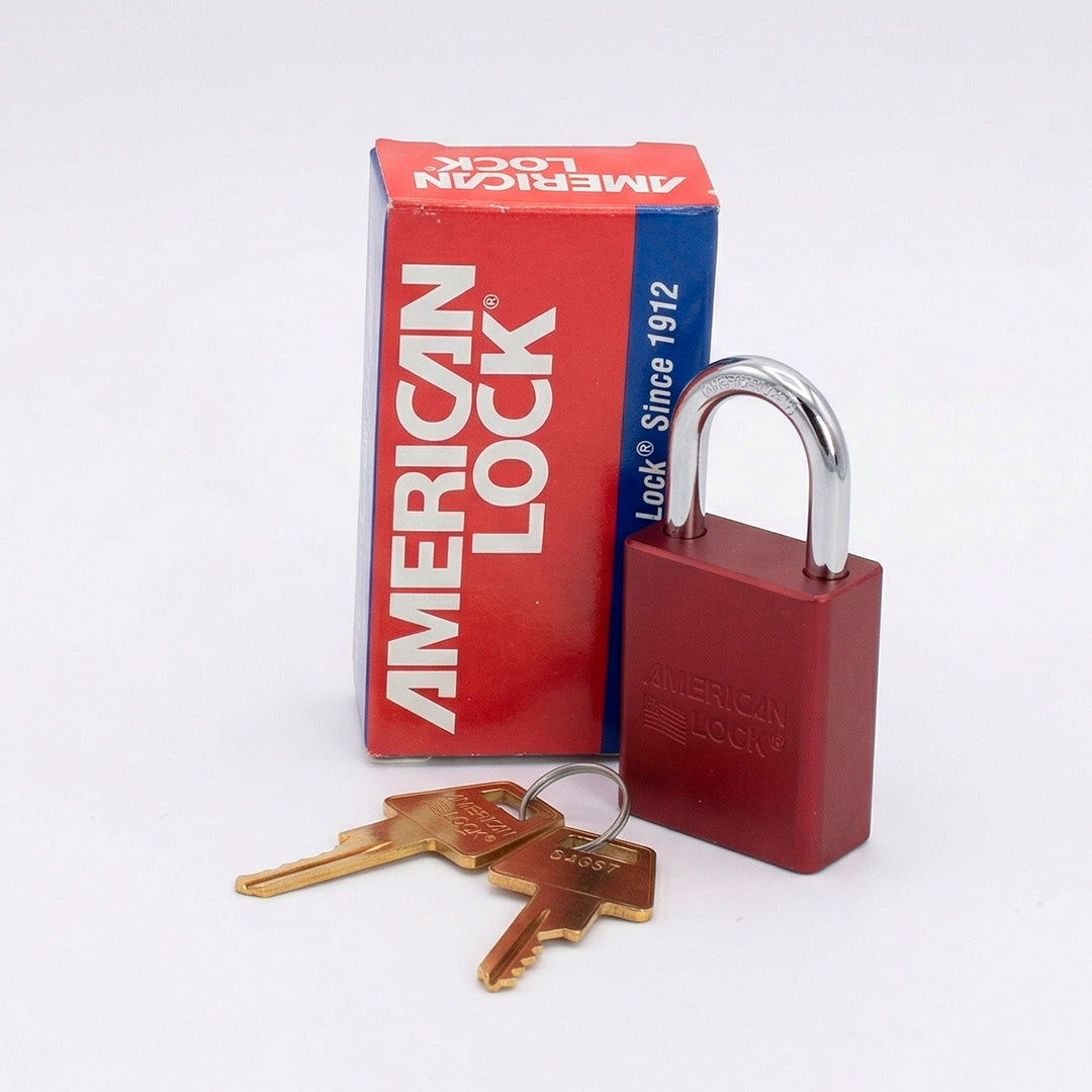 CANDADO AMERICAN LOCK ROJO A1105