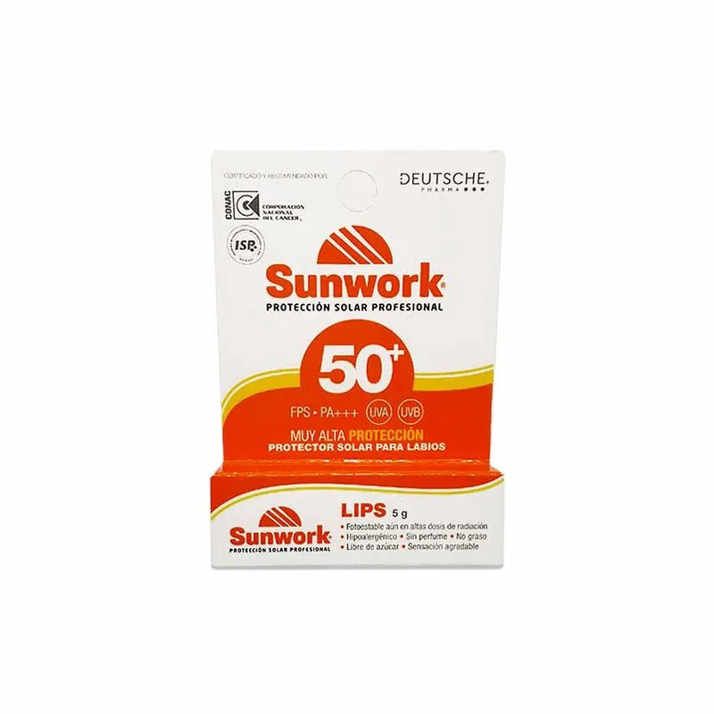 BALSAMO LABIAL SUNWORK FPS-50
