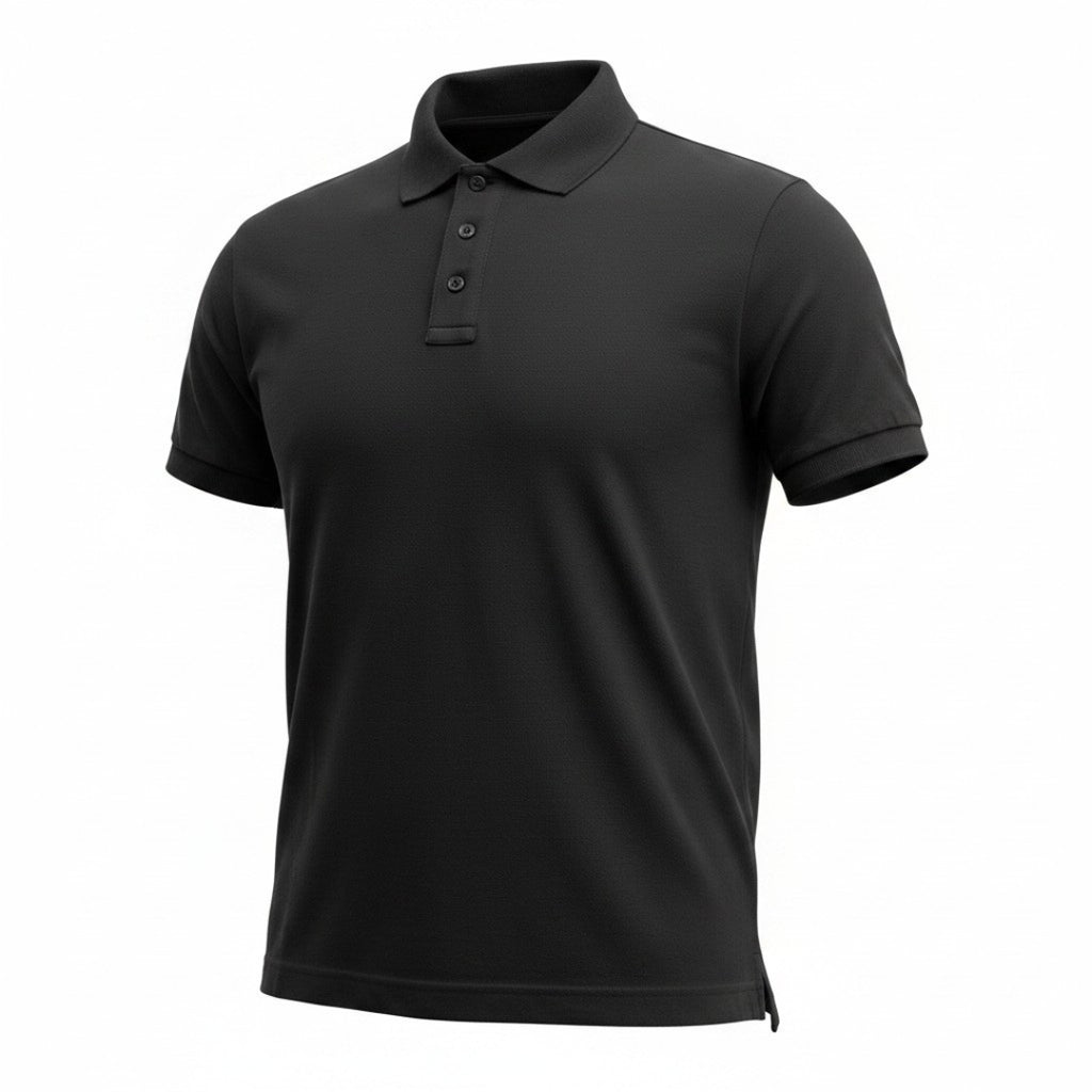 POLERA PIQUE IMPORTACION AZUL