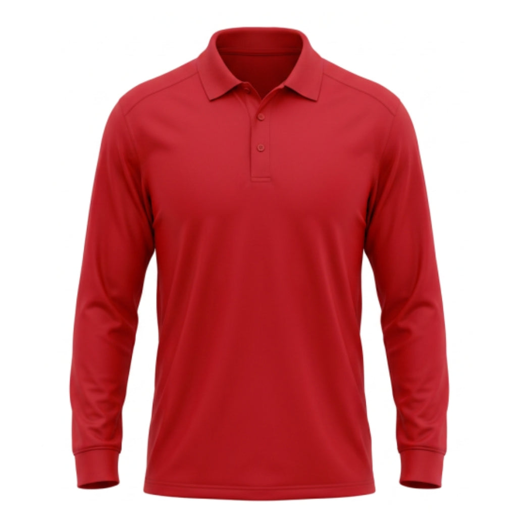 POLERON DRY FIT ROJO VARON