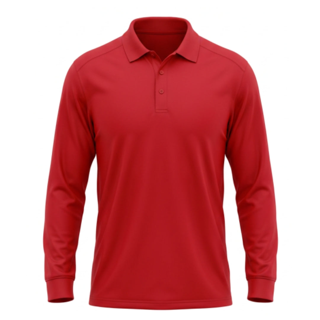 POLERON DRY FIT ROJO VARON