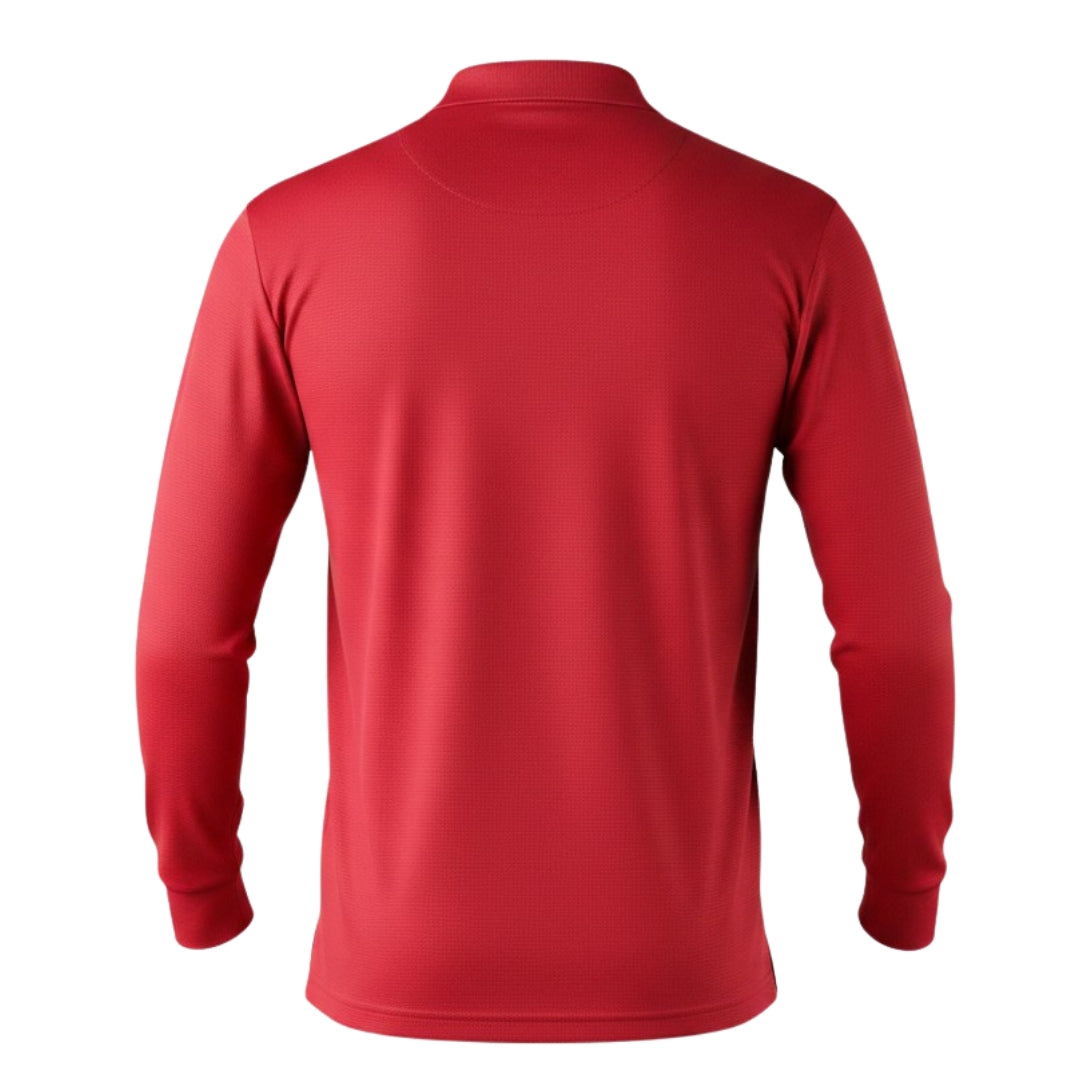 POLERON DRY FIT ROJO VARON