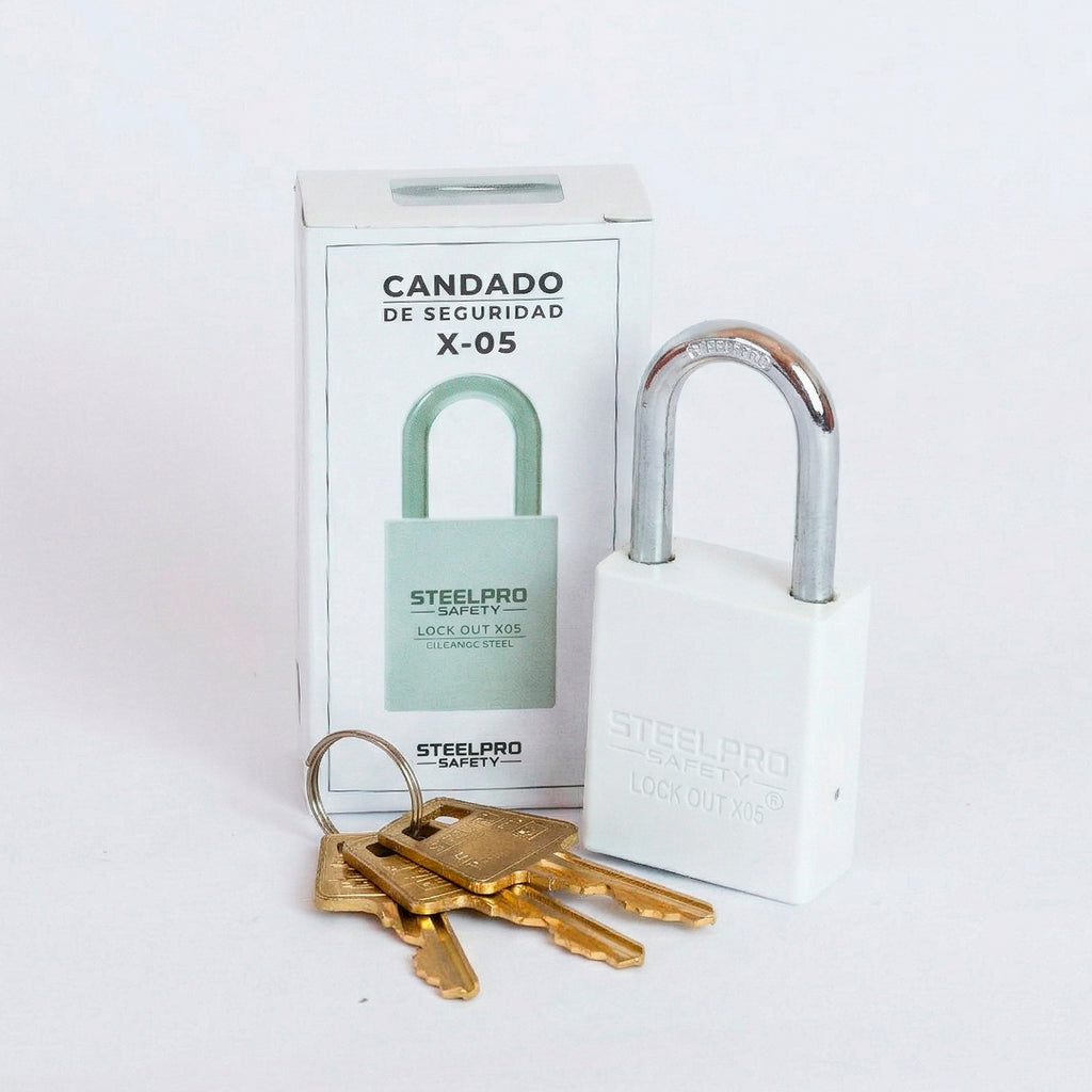 CANDADO LOCK OUT STEELPRO X05 BLANCO