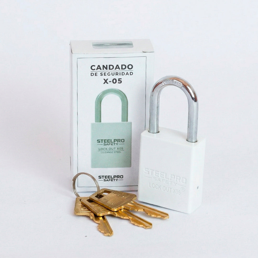 CANDADO LOCK OUT STEELPRO X05 BLANCO