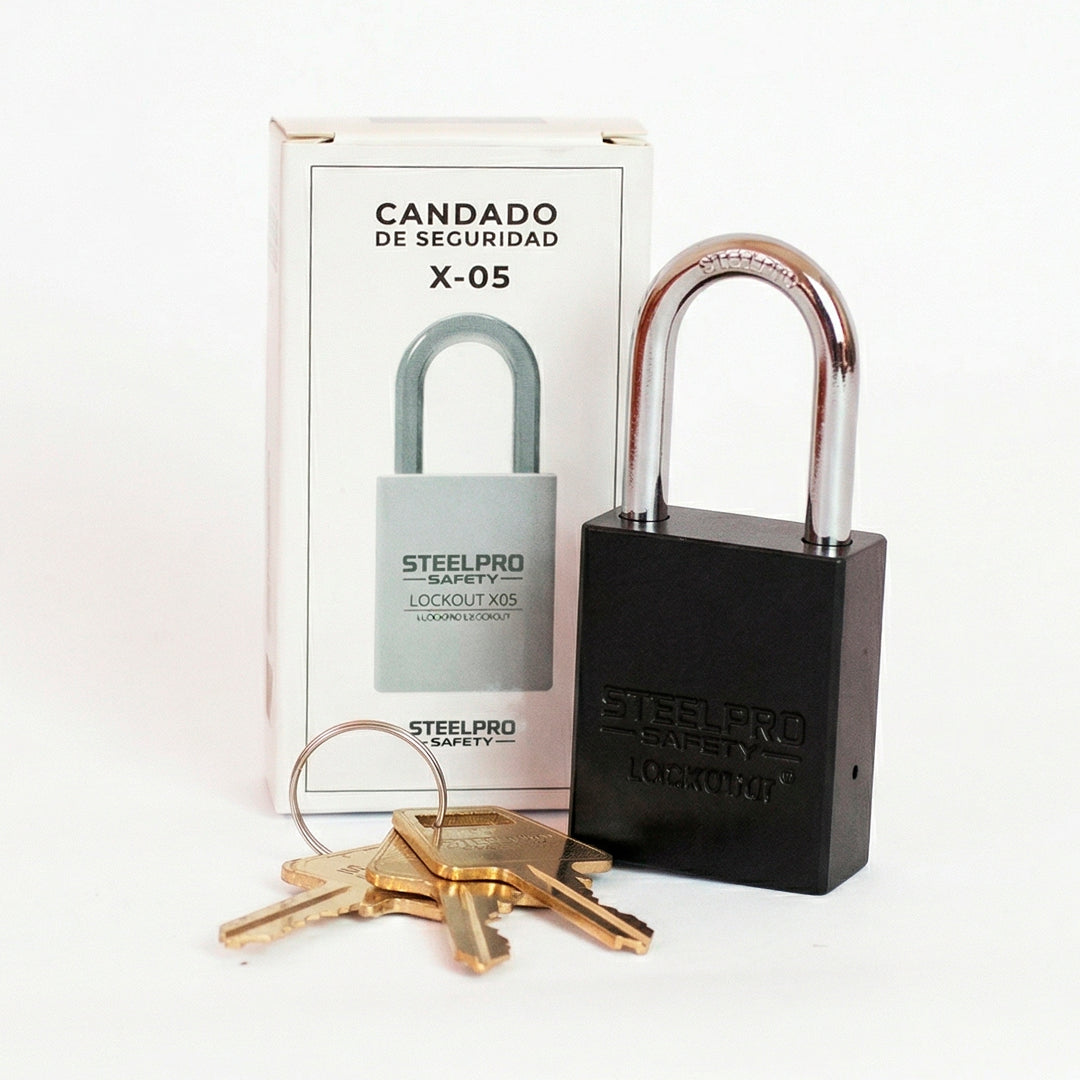CANDADO LOCK OUT STEELPRO X05 NEGRO