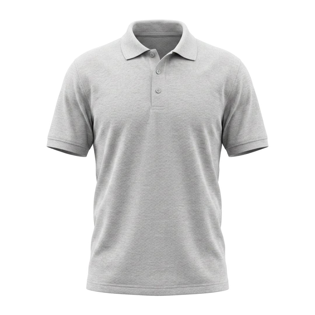 POLERA PIQUE IMPORTACION GRIS