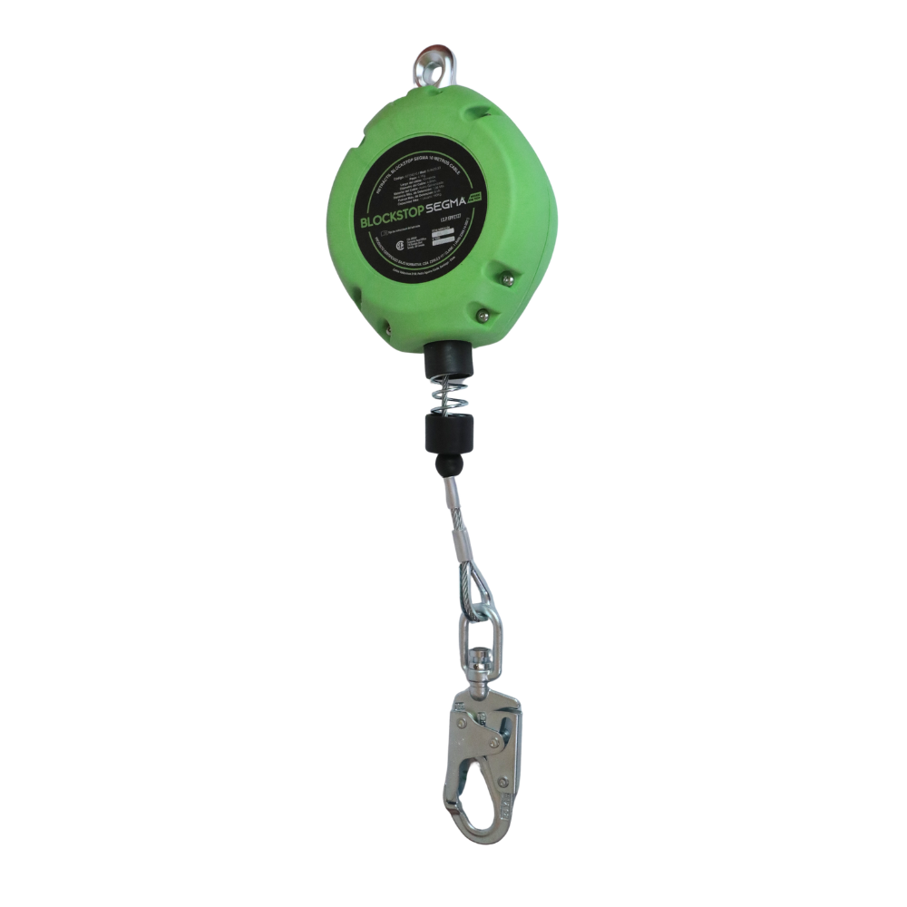 RETRACTIL  BLOCKSTOP SEGMA  DE 10 MTS