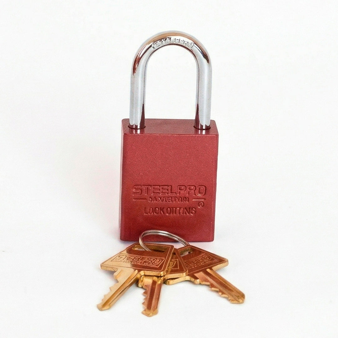 CANDADO LOCK OUT STEELPRO X05 ROJO
