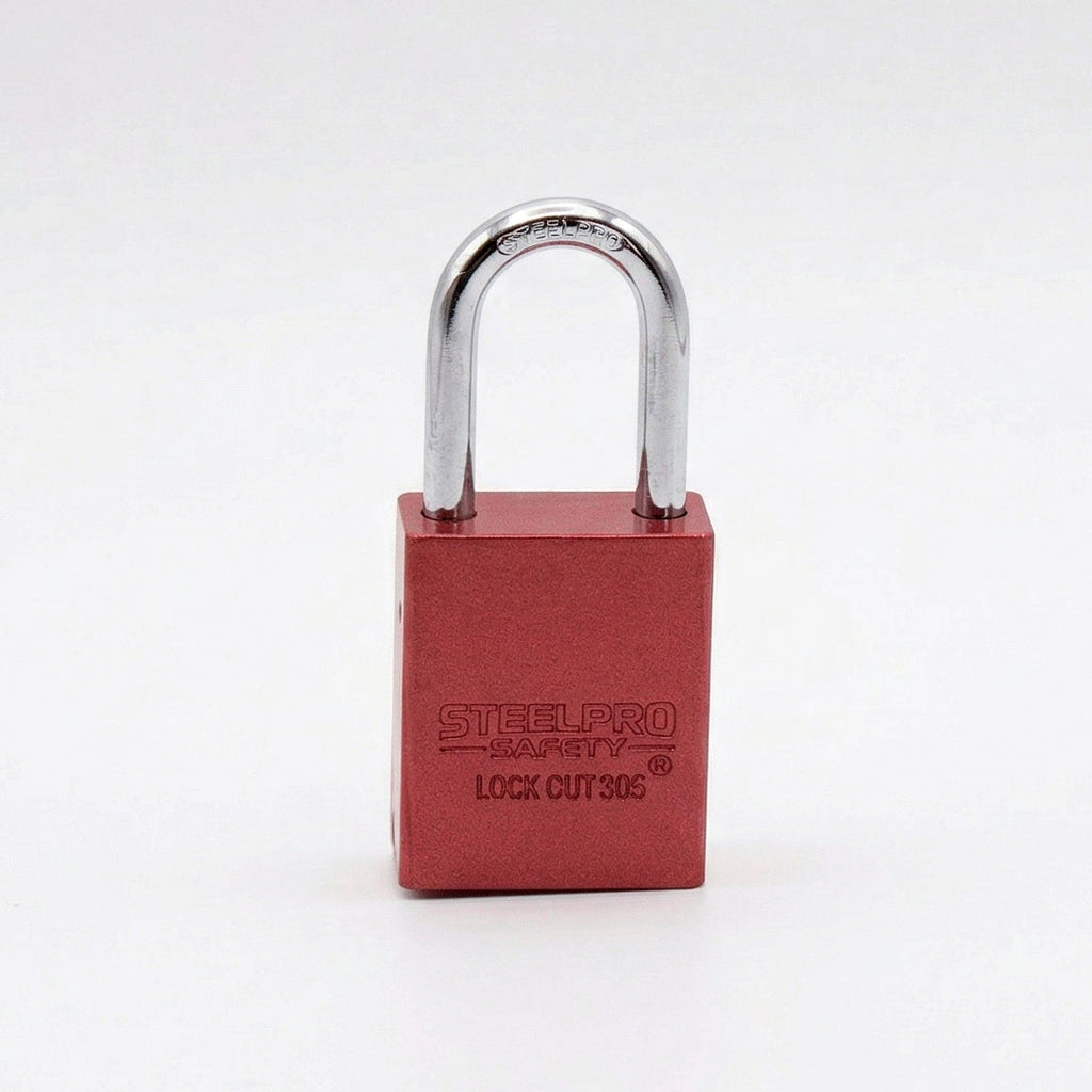 CANDADO LOCK OUT STEELPRO X05 ROJO