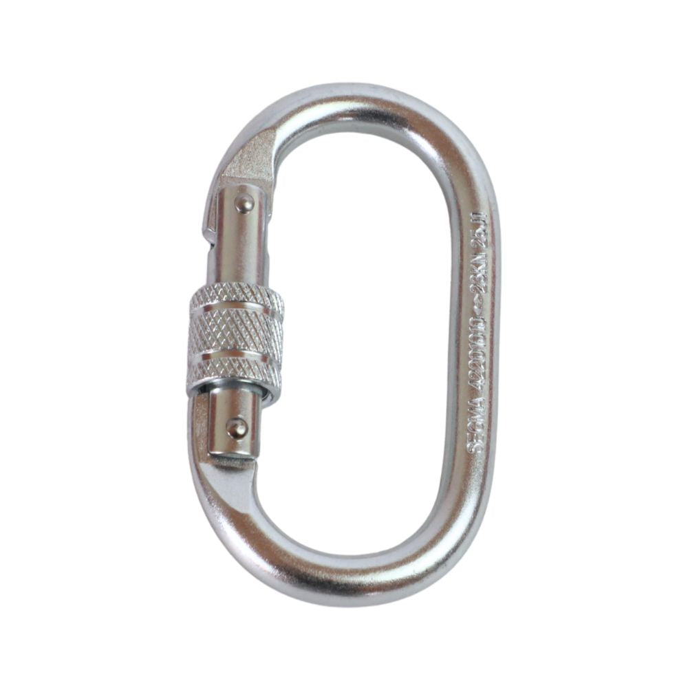 MOSQUETON CARABINER ACERO SEGMA