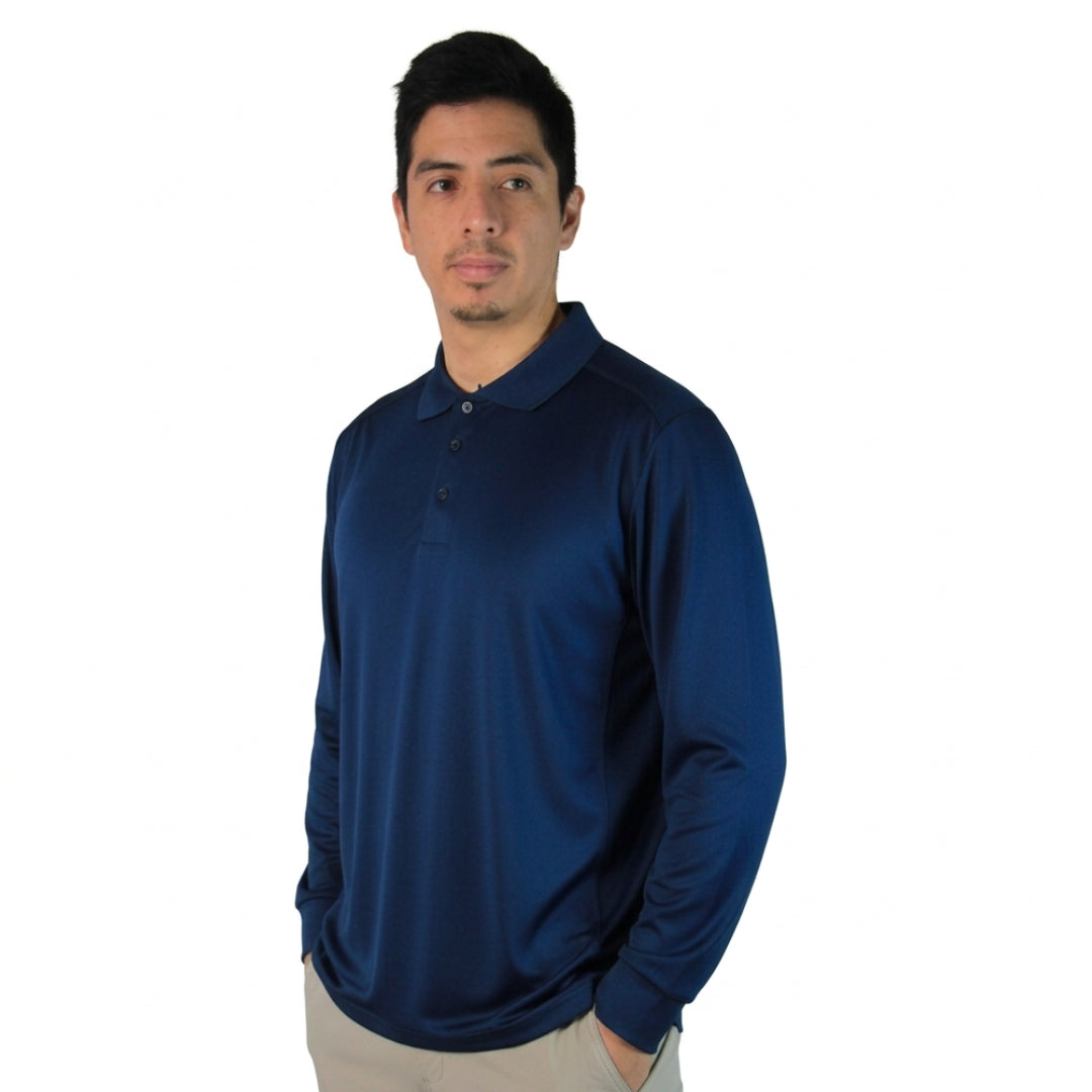 POLERA DRY FIT AZUL MARINO VARON
