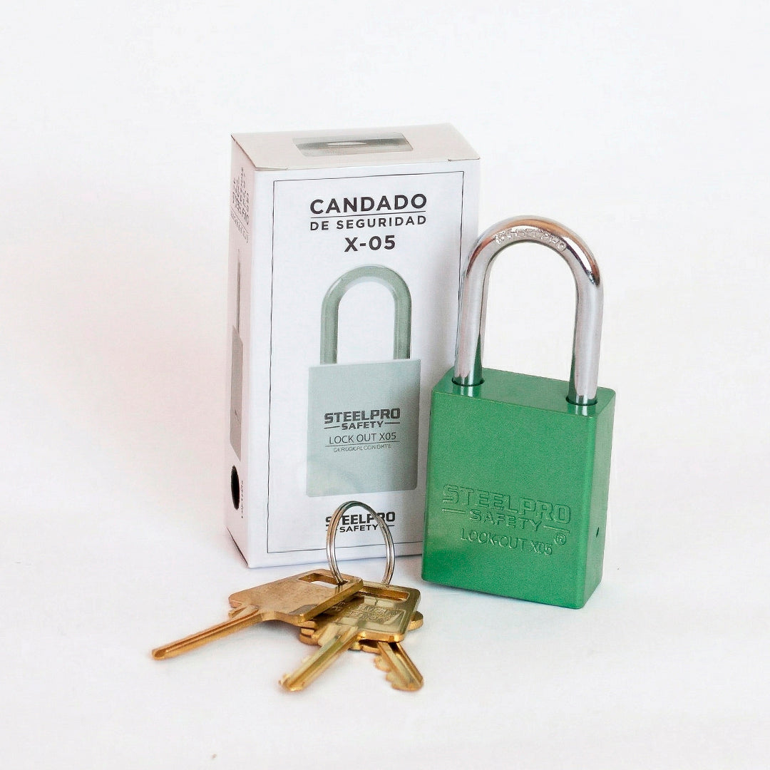 CANDADO LOCK OUT STEELPRO X05 VERDE