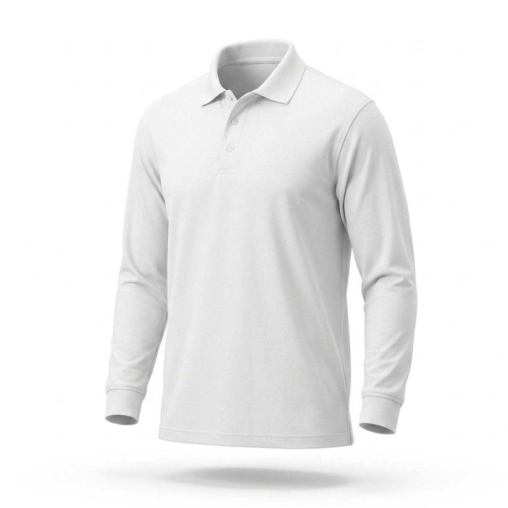 POLERON PIQUE BLANCO -Moises-