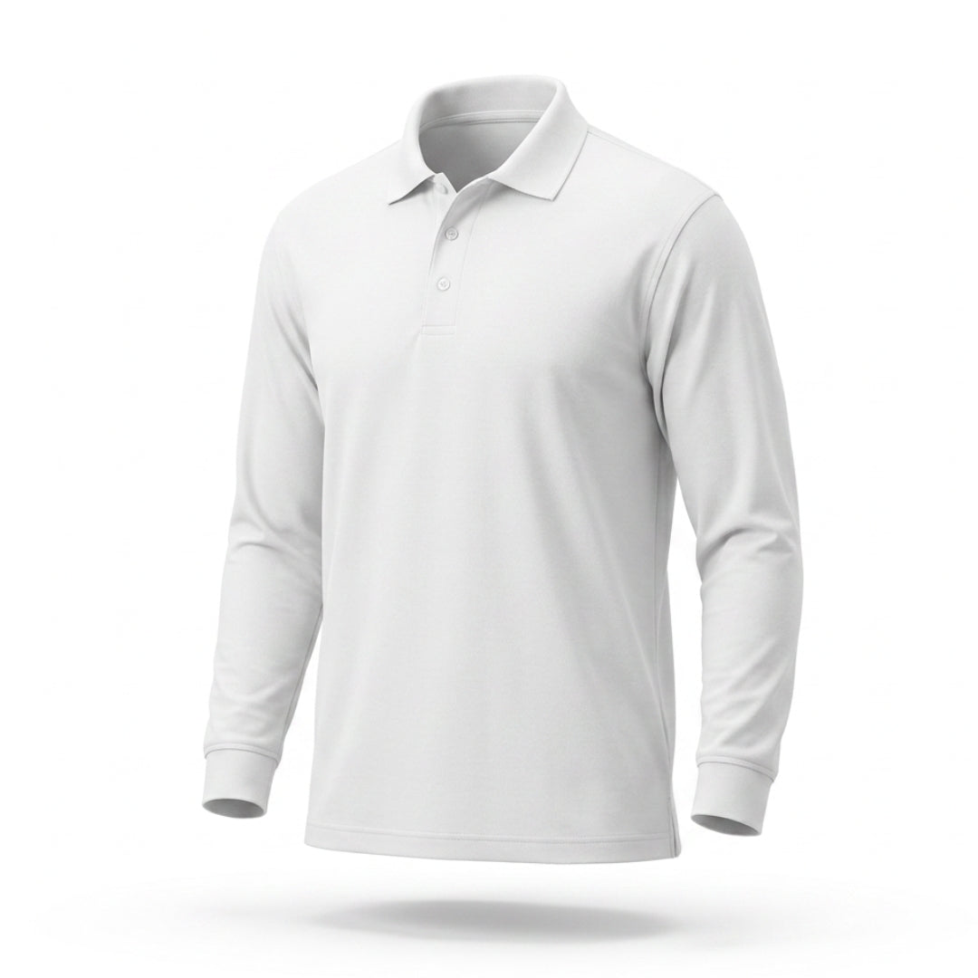 POLERON PIQUE BLANCO -Moises-