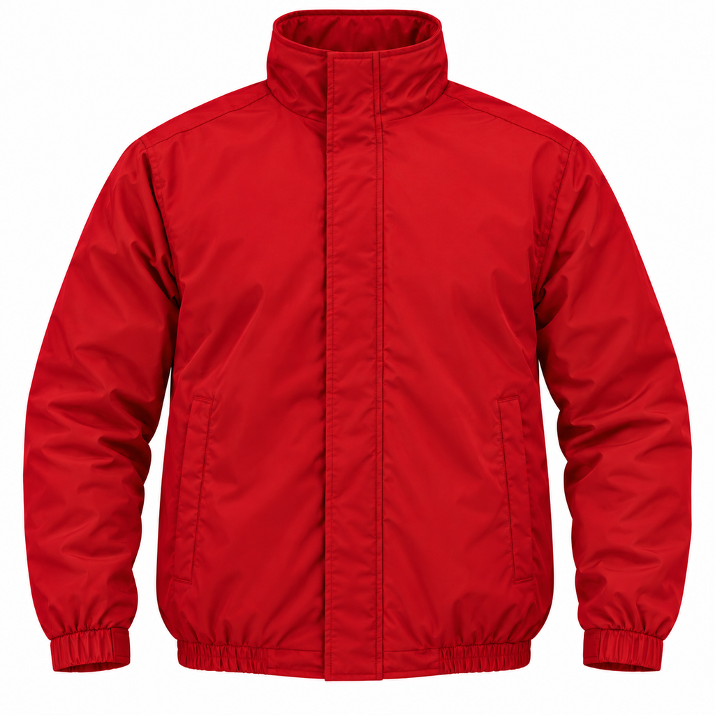 CHAQUETA MICROFIBRA ROJO C/P ROJO