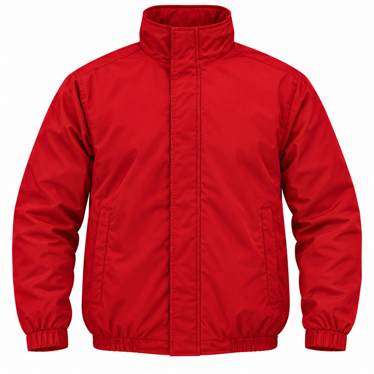 CHAQUETA MICROFIBRA ROJO C/P ROJO