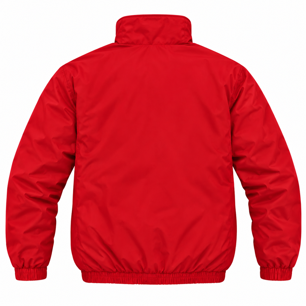 CHAQUETA MICROFIBRA ROJO C/P ROJO