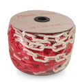 CADENA PLASTICA  BICOLOR ROJO-BLANCA (ABIERTO) 25MTS