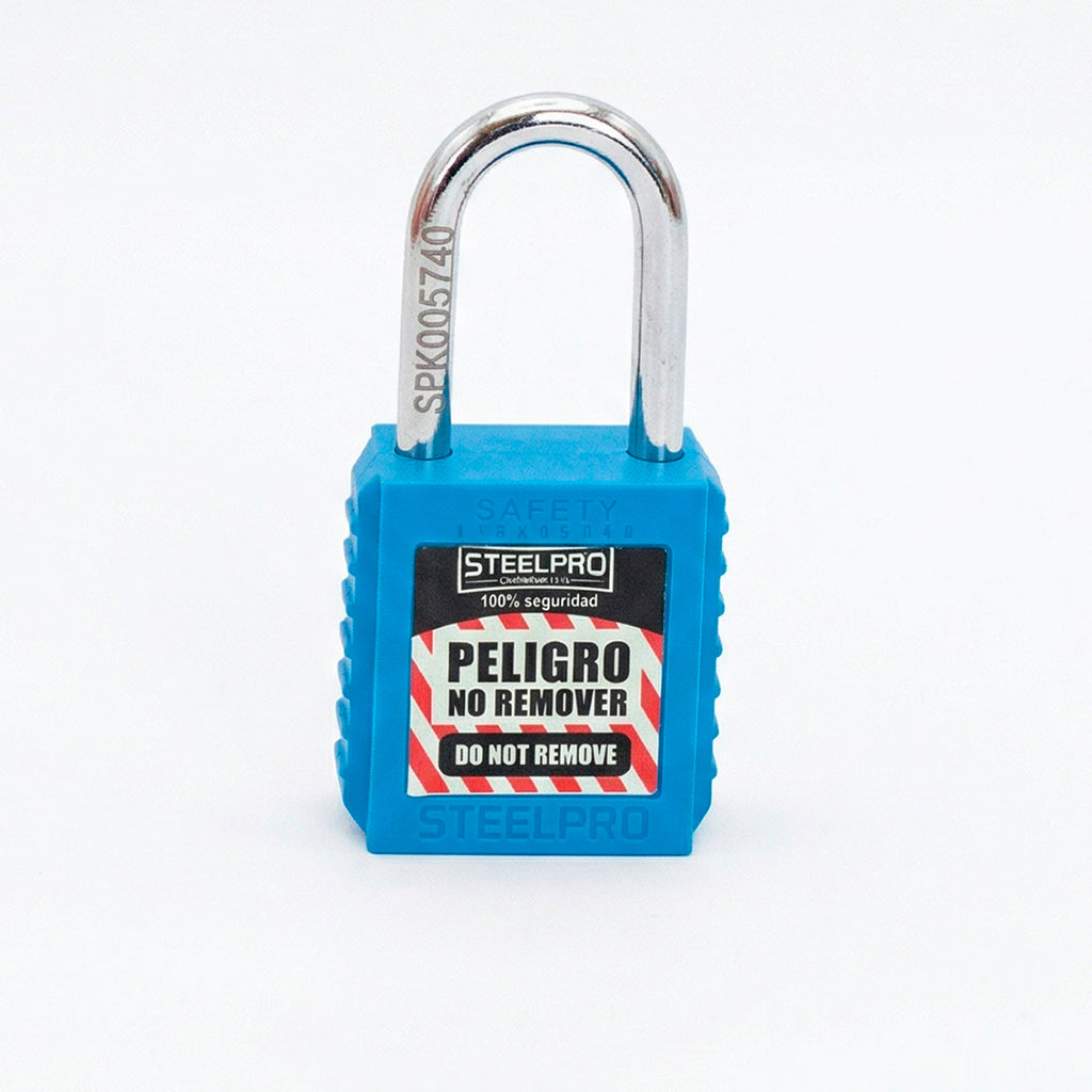CANDADO STEELPRO X-10 AZUL