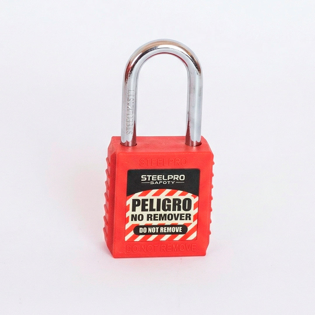 CANDADO STEELPRO X-10 ROJO