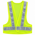 CHALECO FLUOR AMARILLO C/LED C/PILA(2-AA)