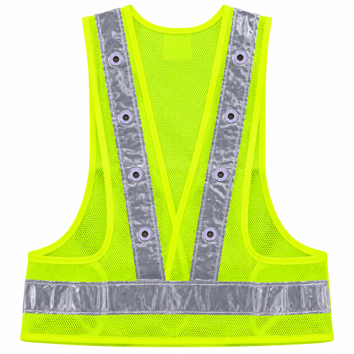 CHALECO FLUOR AMARILLO C/LED C/PILA(2-AA)