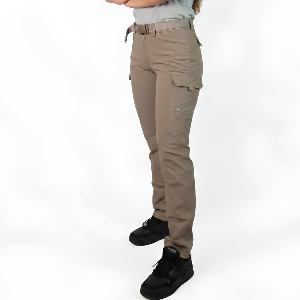 PANTALON OUTDOOR IZMOT BEIGE DAMA