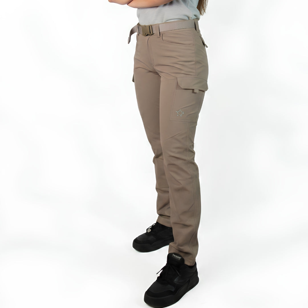 PANTALON OUTDOOR IZMOT BEIGE DAMA