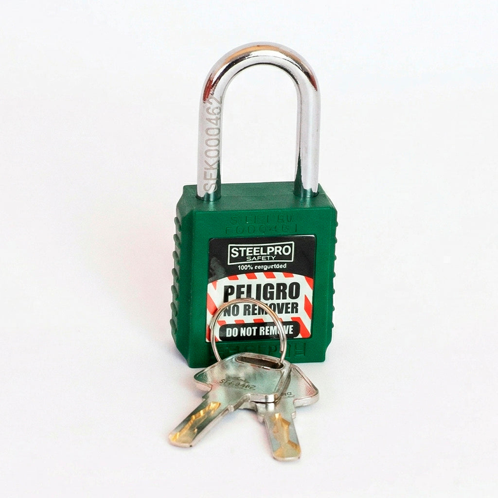 CANDADO STEELPRO X-10 VERDE