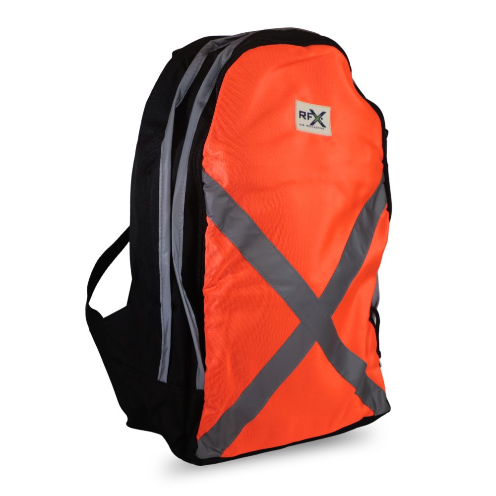 MOCHILA NEGRO/NARANJA RFX C/REFLECTANTE