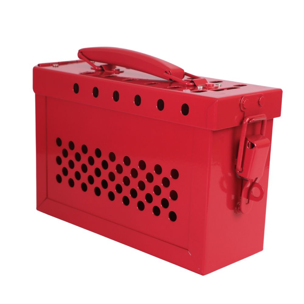 CAJA DE BLOQUEO GRUPAL ROJO