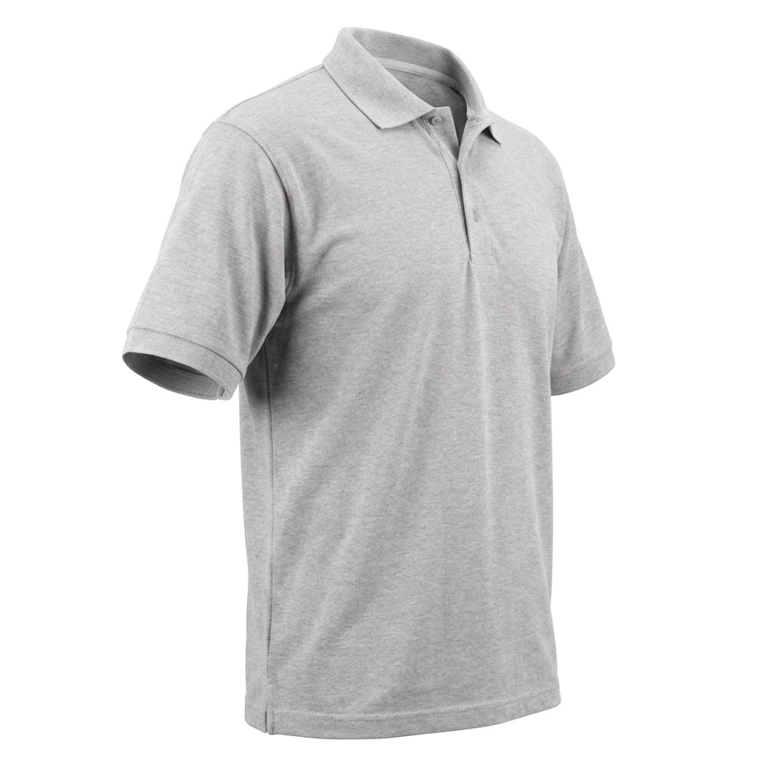 POLERA PIQUE IMPORTACION GRIS