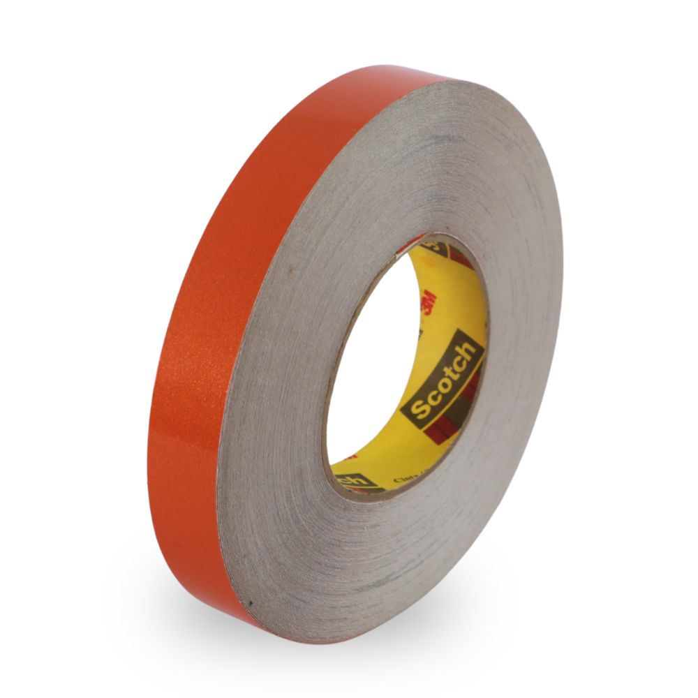 CINTA REFLECTANTE 3M NARANJA 1PLG 45.7 MTS