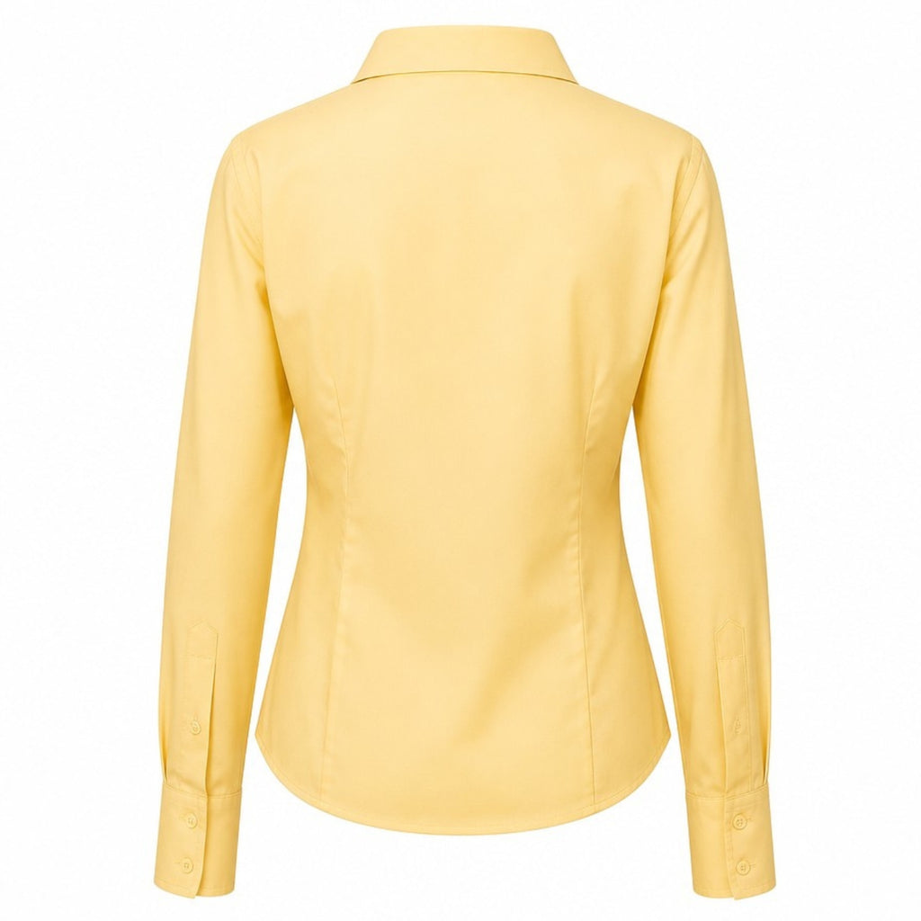 BLUSA OXFORD AMARILLA MOISES