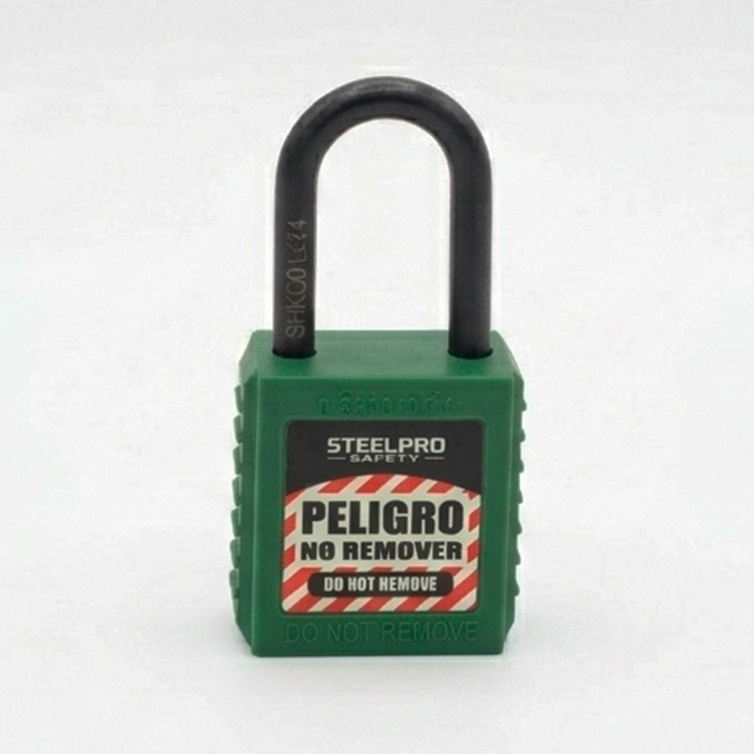 CANDADO STEELPRO DIELECTRICO VERDE