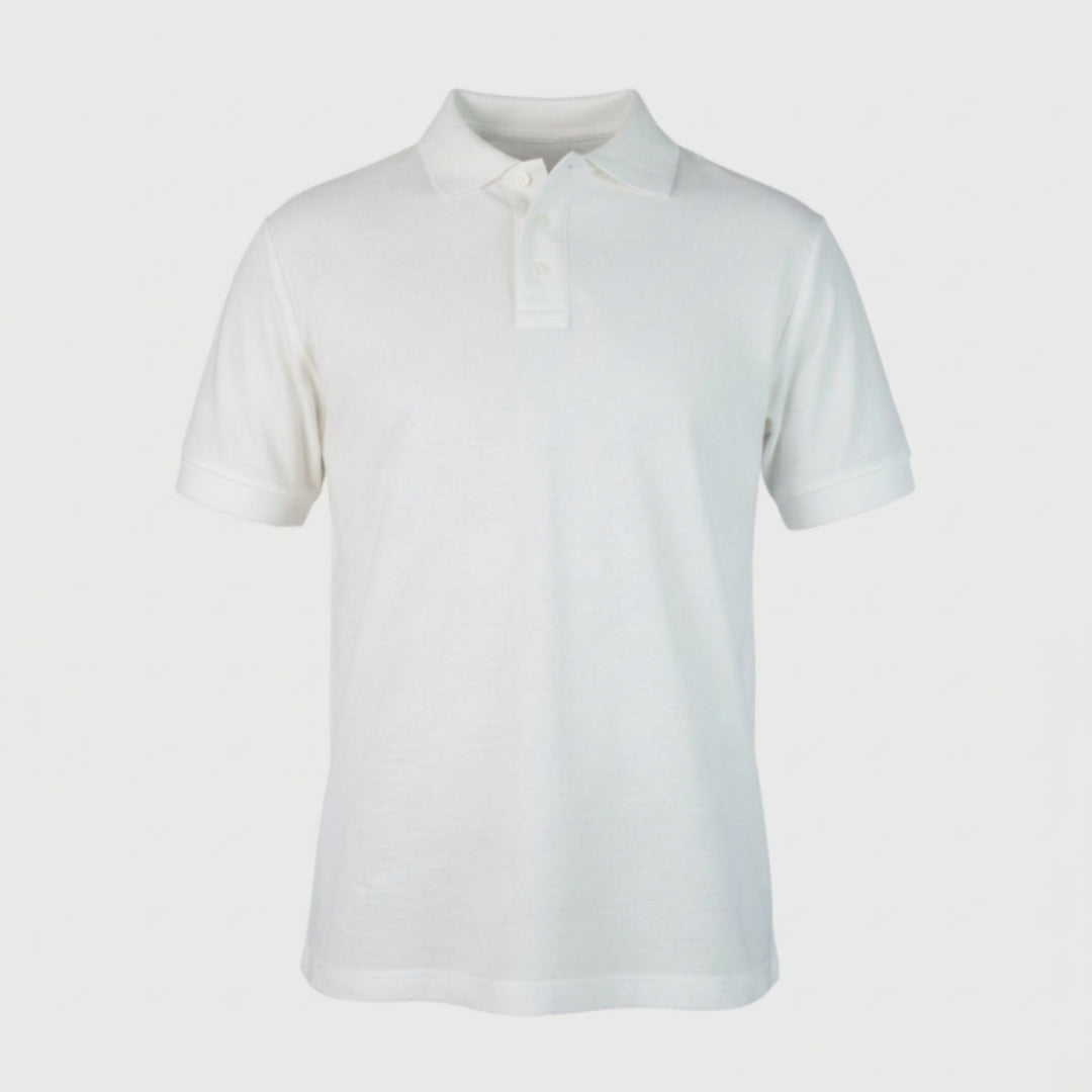 POLERA PIQUE IMPORTACION BLANCO