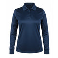 POLERON DRY FIT DAMA AZUL