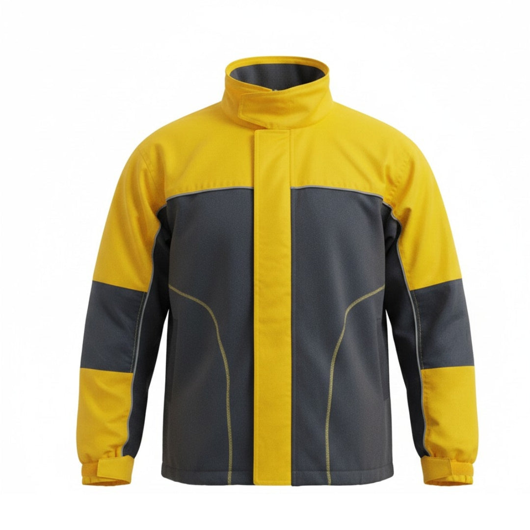 CHAQUETA 2EN1 VARON AZUL/AMARILLO