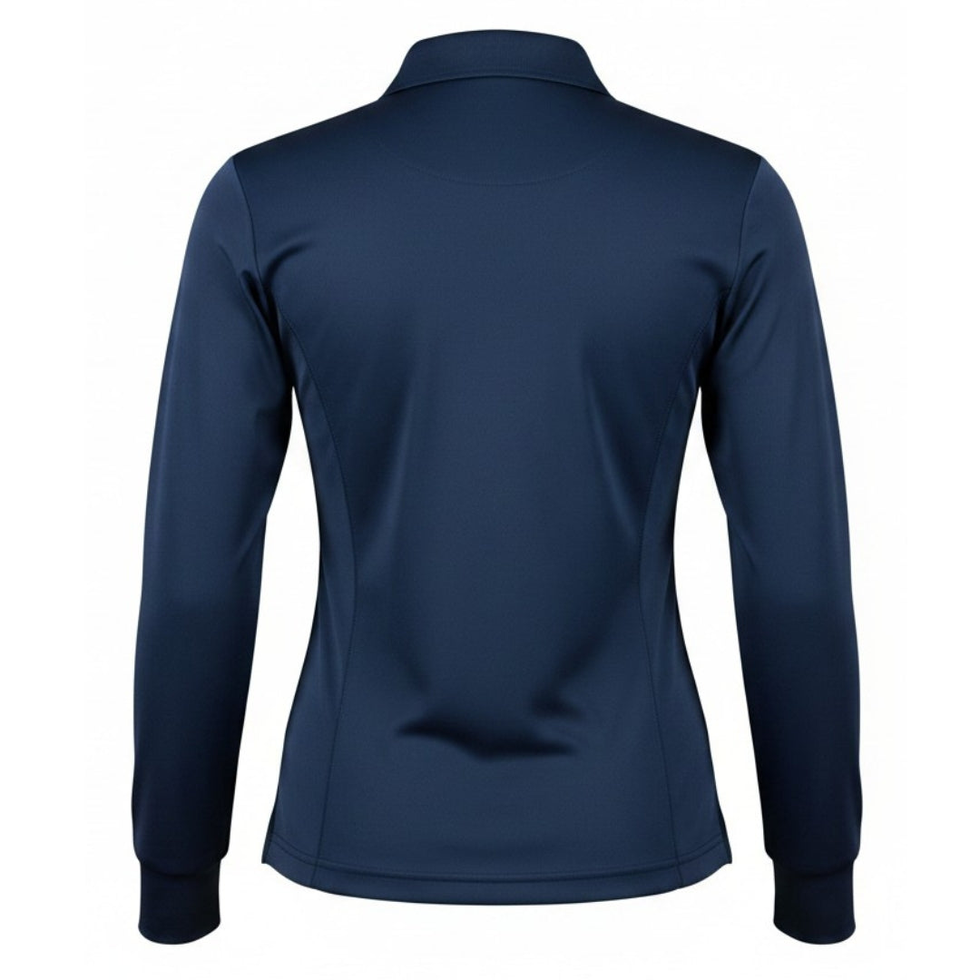POLERON DRY FIT DAMA AZUL