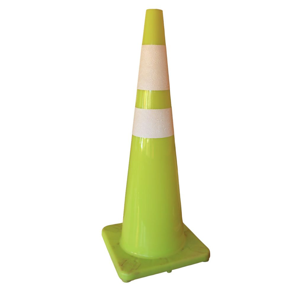 CONO PVC REFLECTANTE VERDE 36PLG