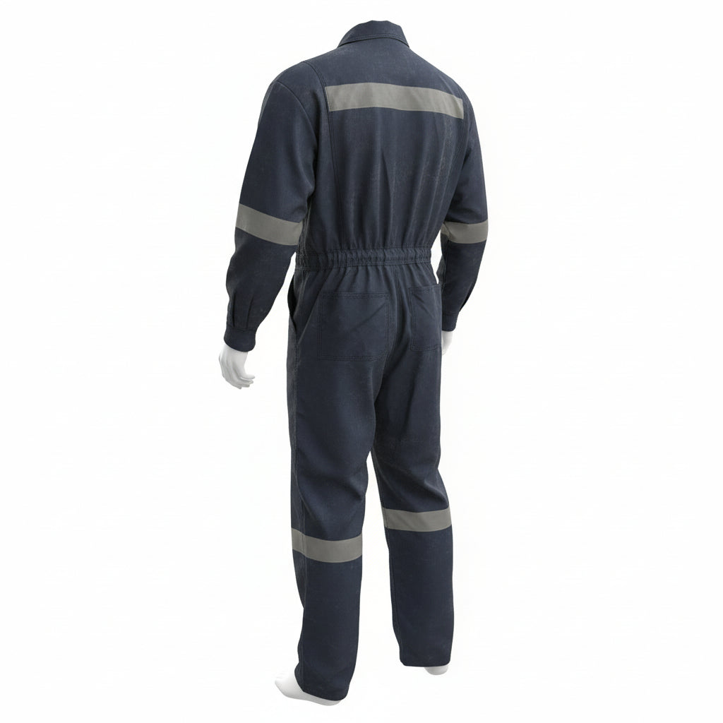 BUZO POPLIN MOD/PILOTO AZUL