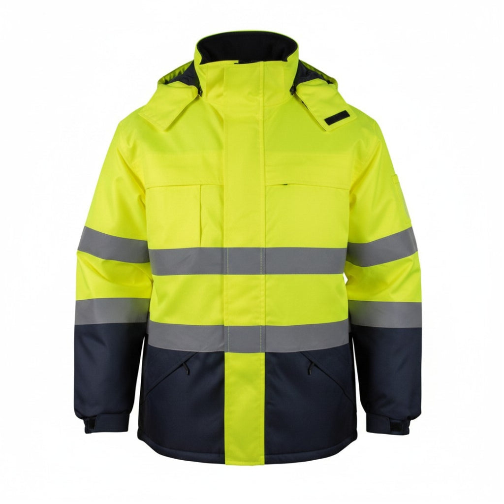 PARKA EJECUTIVA SIBERIA AMAR.FLUOR/AZUL HW
