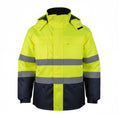 PARKA EJECUTIVA SIBERIA AMAR.FLUOR/AZUL HW
