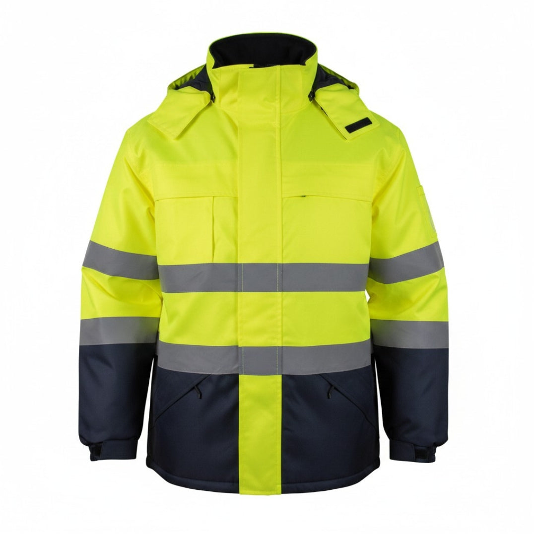 PARKA EJECUTIVA SIBERIA AMAR.FLUOR/AZUL HW