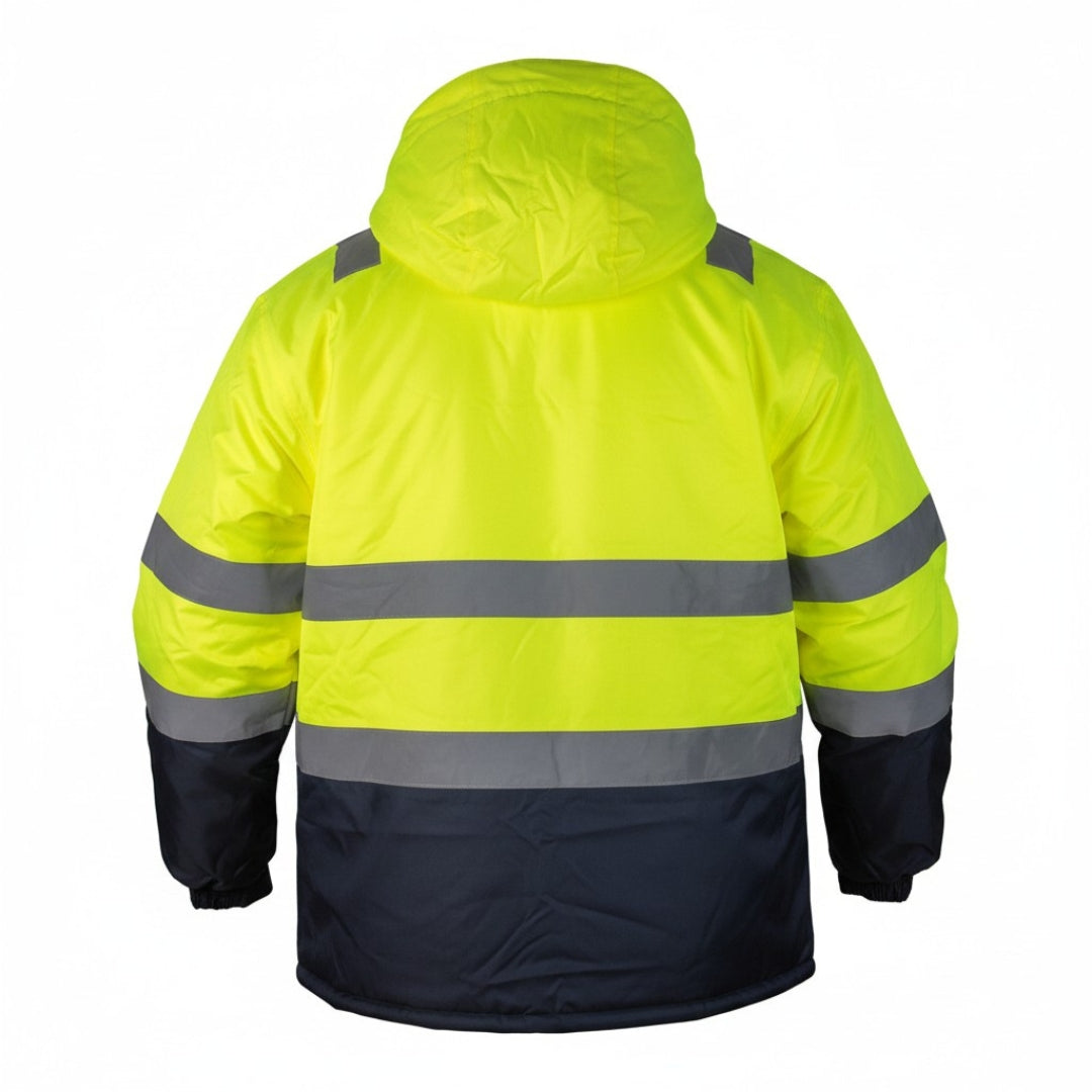 PARKA EJECUTIVA SIBERIA AMAR.FLUOR/AZUL HW