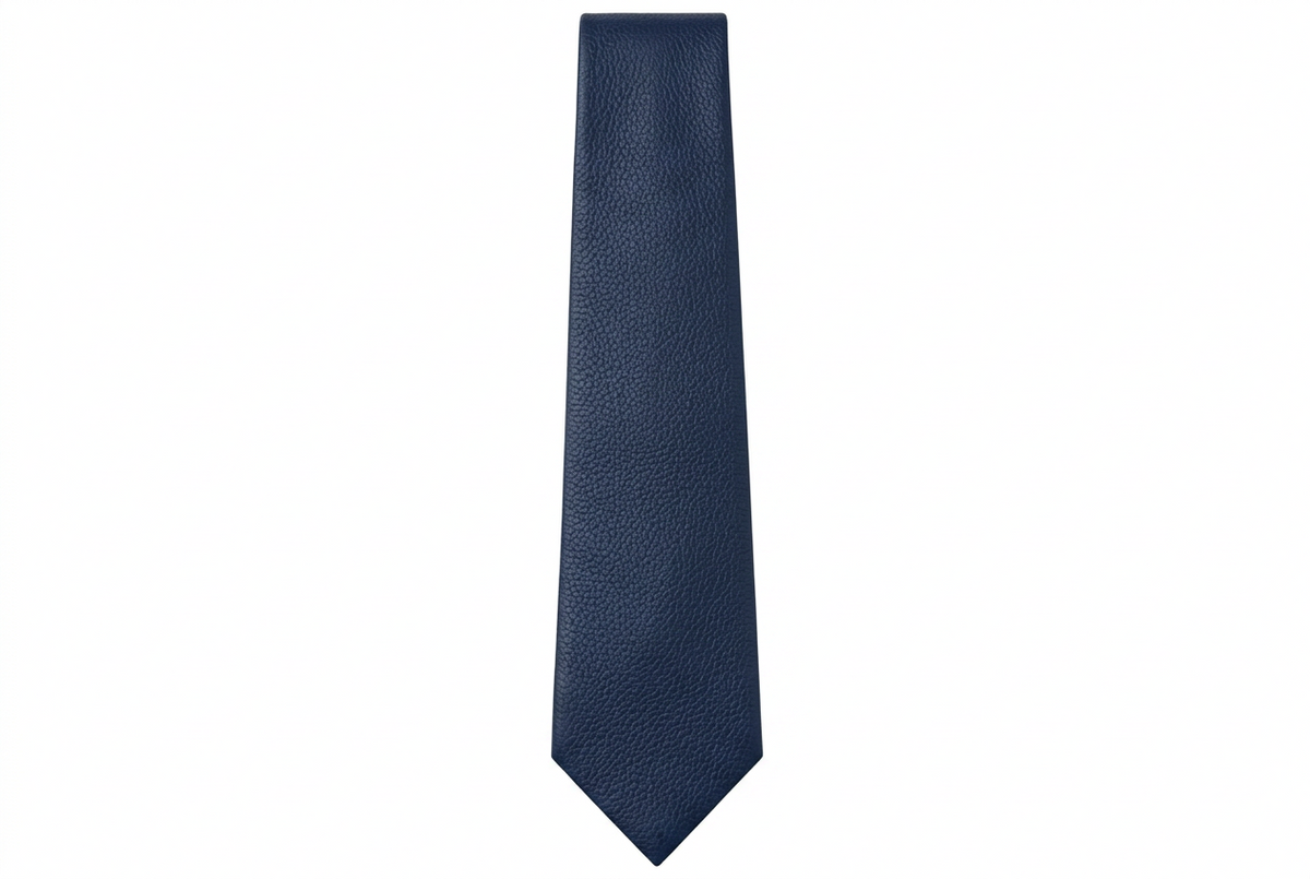 CORBATA GABARDINA AZUL